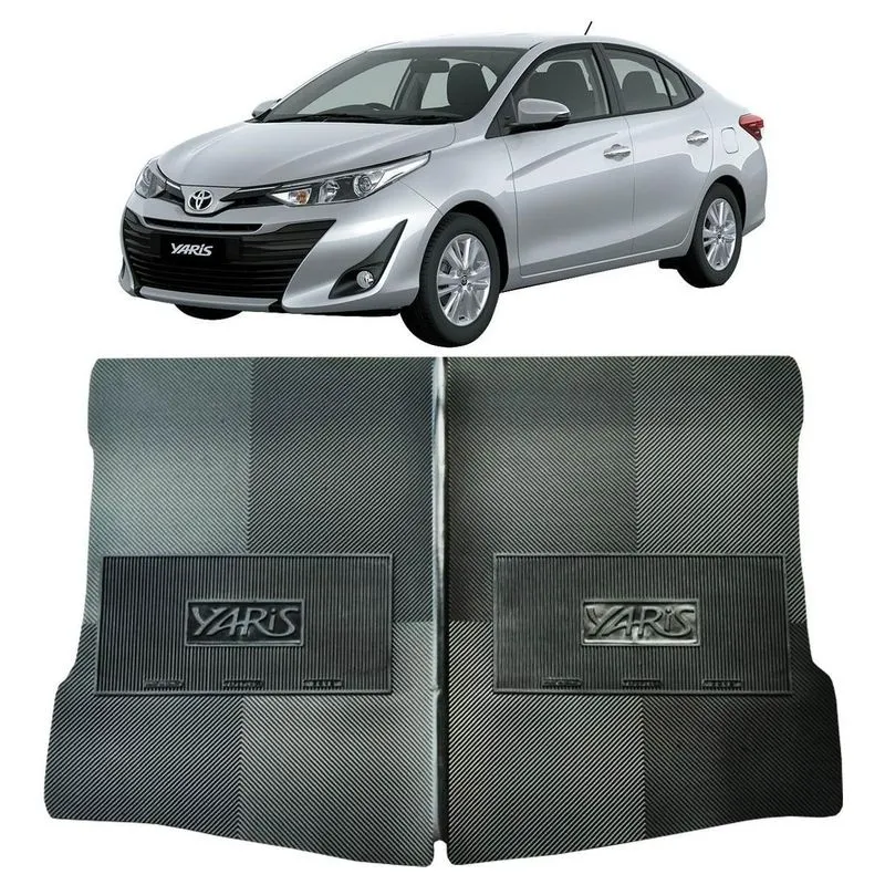Tapete Porta Malas Reforçado Yaris Sedan 2018 E 2019 Preto
