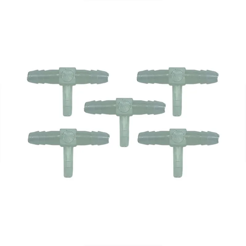 Niple / Espigão Plástico Tee 3,3 (2X) X 1,6 Mm - 5 Pçs