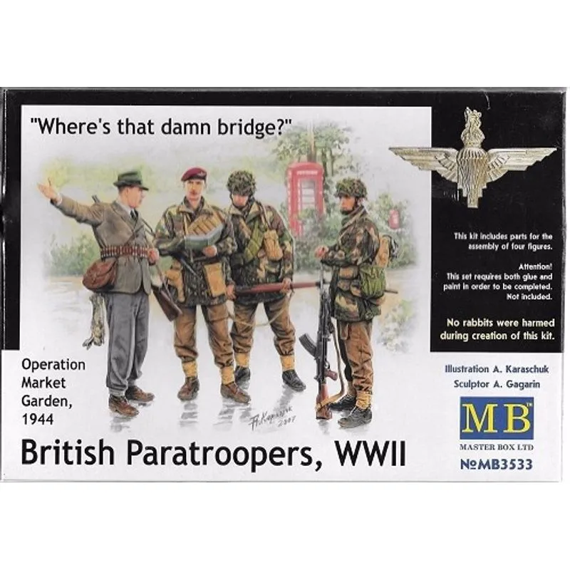 Bristish Paratroopers, WWII - Operation Market Garden, 1944 - MASTER BOX