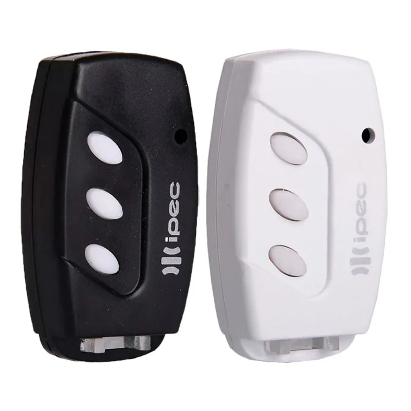 2 Controle Remoto Portão Eletrônico Alarme 3 Canais 433,92mhz Code Learn com Clip de Fixação e Pilha