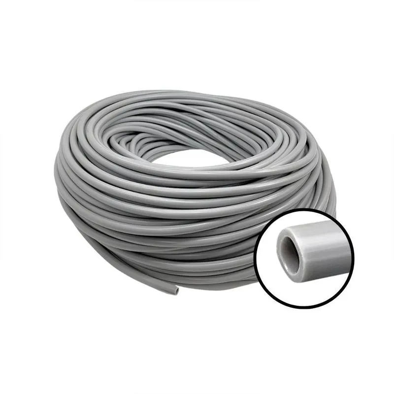 Mangueira Cinza 6,0x1,5mm Gnatus/ Saevo/ Dabi/ D700 - 50 Mts