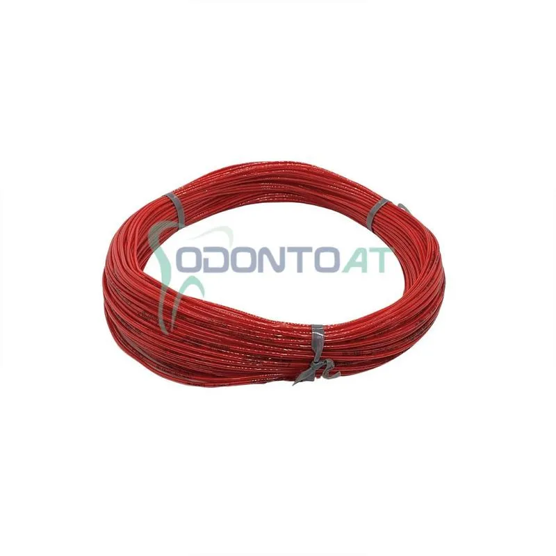 Mangueira Odontológica Espaguete Pu Vermelha 1,2 Mm - 25 Mts