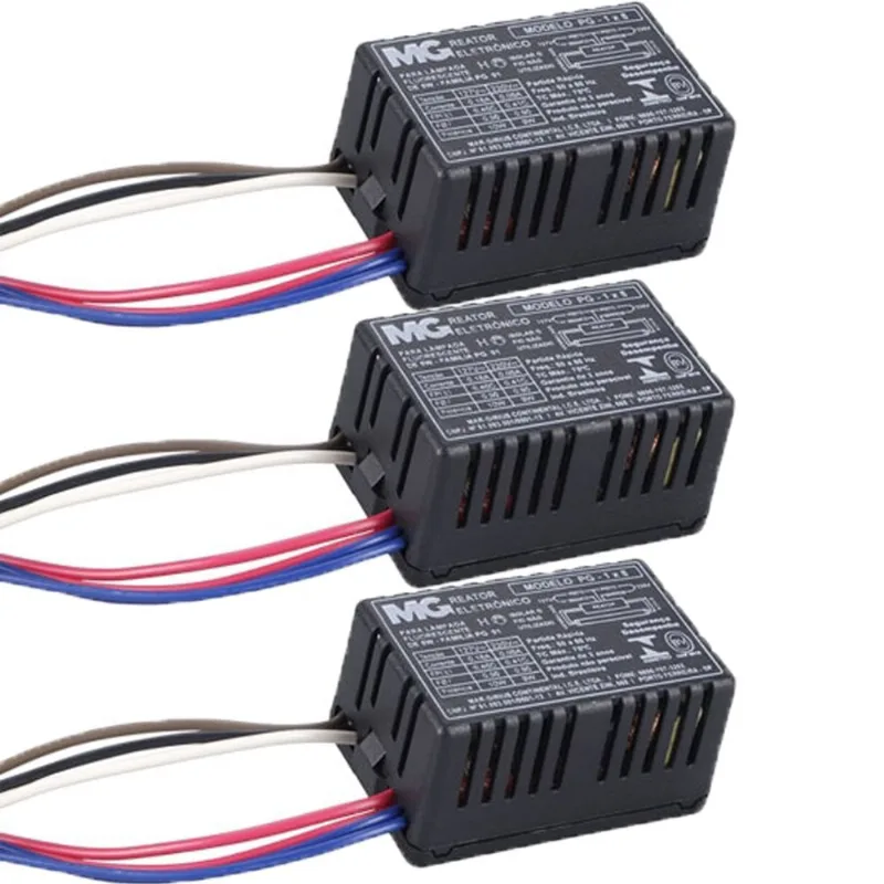 3 Reator Eletrônico Para Lampada Tubular T5 Uvc 8 W Bivolt