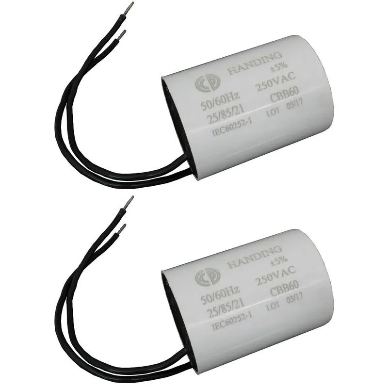 2 Capacitor 15uf Motor Portão Eletrônico Ppa Rossi Rcg Garen