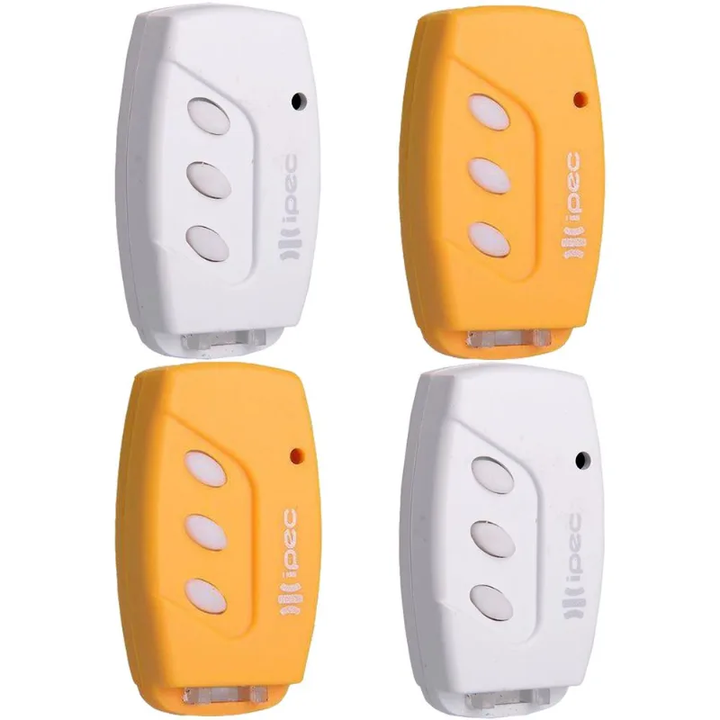 4 Controle Portão Eletronico Alarme 3 Canais 433,92mhz Code Learn com Clip de Fixação Garen Ppa Rcg Seg