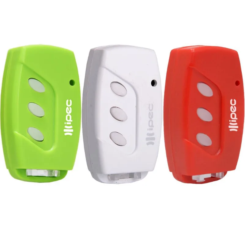 3 Controle Portão Eletronico Alarme 433,92mhz Code Learn com Clip de Fixação Verde Limão Branco Vermelho Garen Ppa Rcg Seg
