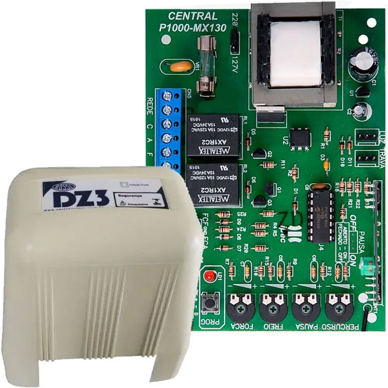 Placa Central Motor Mx30 Kx30fs Rossi 433mhz + Carenagem Tampa Dz3
