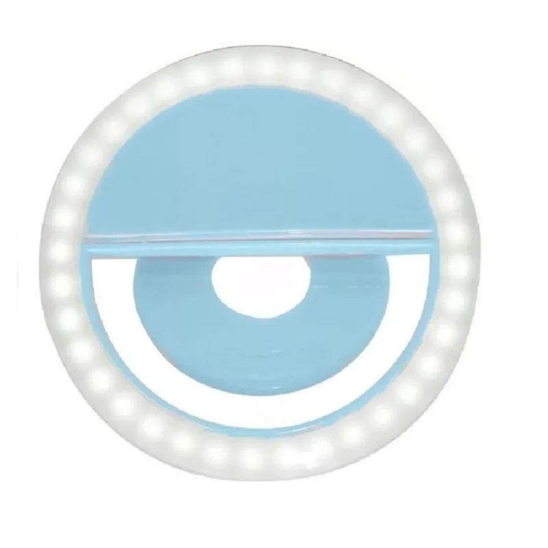 Mini Ring Light para Celular Recarregável