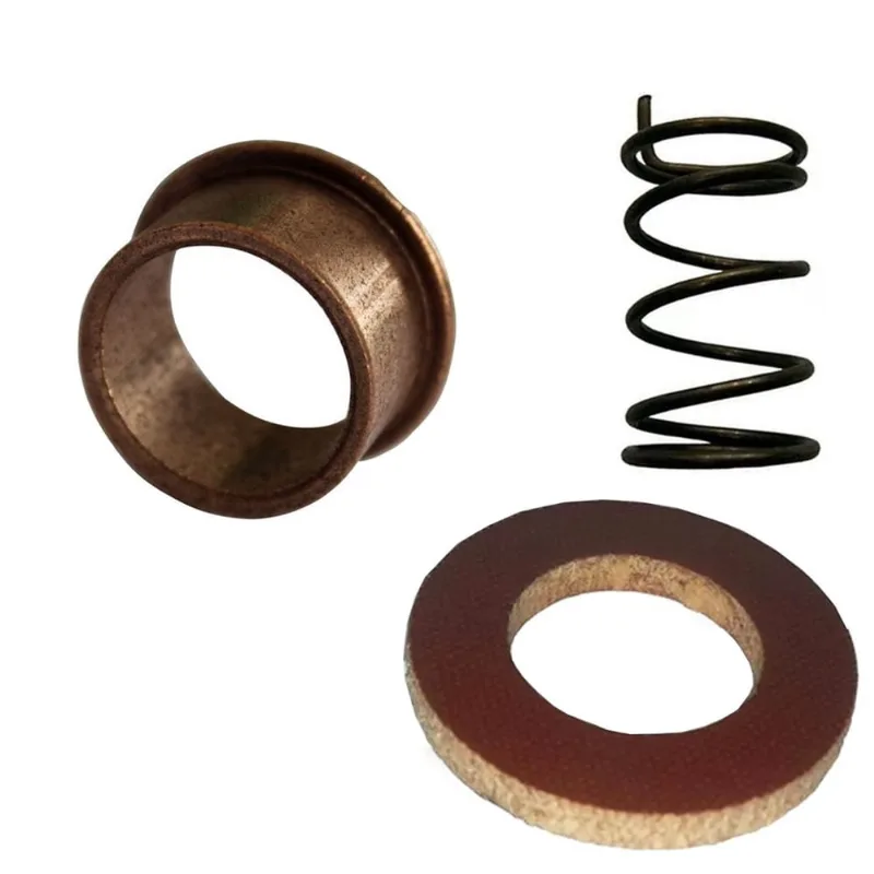 Bucha De Bronze Eixo + Arruela Mola Motor Portão Dz Nano Atto Dz3 Dz4 Rossi