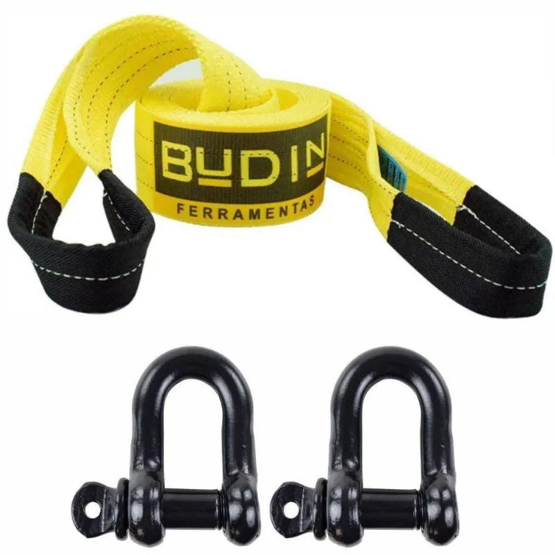Cinta Fita para Reboque 20 Ton X 3 Mts com Duas Manilhas 3/4