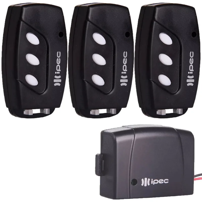 3 Controle Motor Portão 3 Canais + 1 Tx Car Farol Alto Carro Moto Garen Rcg Ppa Seg 433,92mhz Code Learn