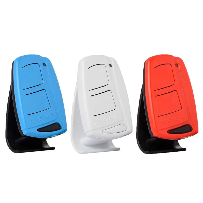3 Controle Portao Eletronico Alarme 433,92mhz Code Learn Tx Top Garen Ppa Rcg Com Clip De Fixacao Azul Branco Vermelho