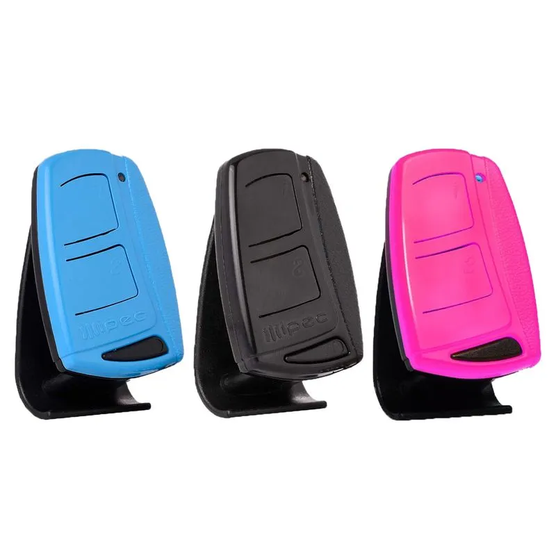 3 Controle Portao Eletronico Alarme 433,92mhz Code Learn Tx Top Garen Ppa Rcg Com Clip De Fixacao Azul Preto Rosa