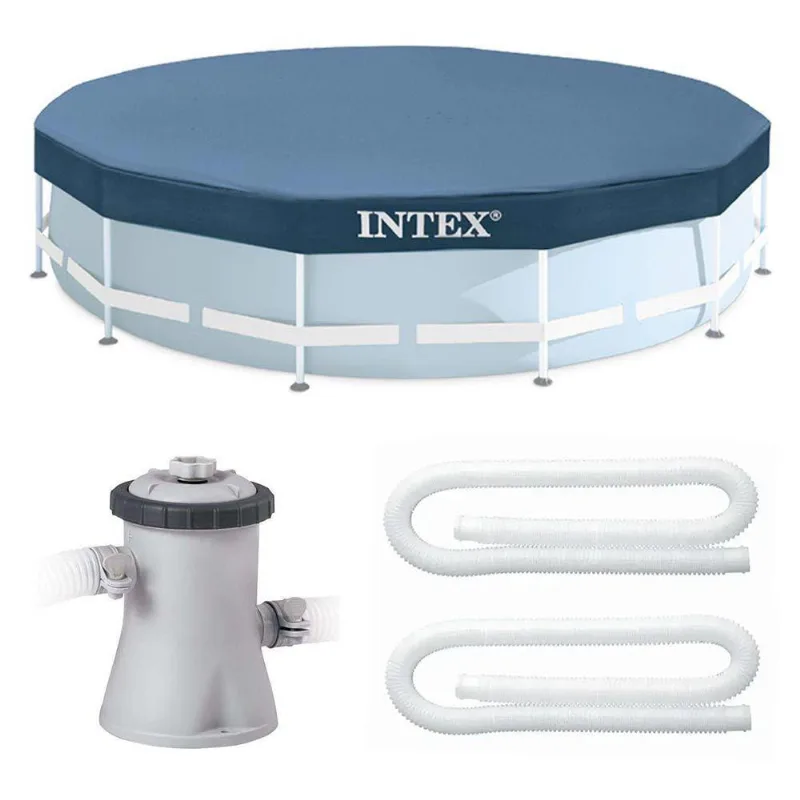 Kit Filtro 1.250 Litros-hora 220v + Capa 305 Estrutural Intex