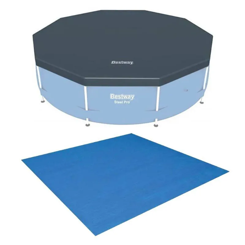 Kit Com Capa 305 Cm Estrutural E Forro Bestway