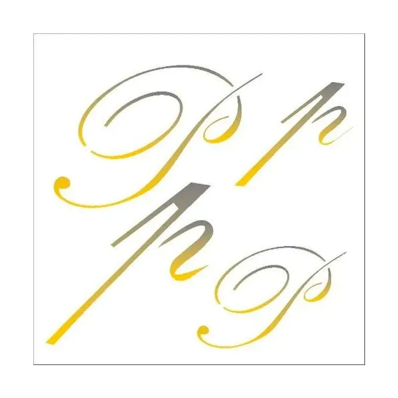 Stencil Simples Manuscrito P Opa1811 14x14