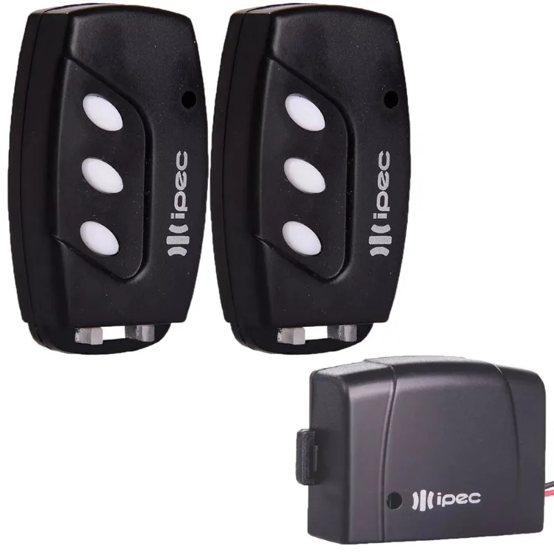 2 Controle Portão 2 Canais + Tx Car Farol Carro Moto Garen Rcg Ppa Seg 433,92mhz Code Learn