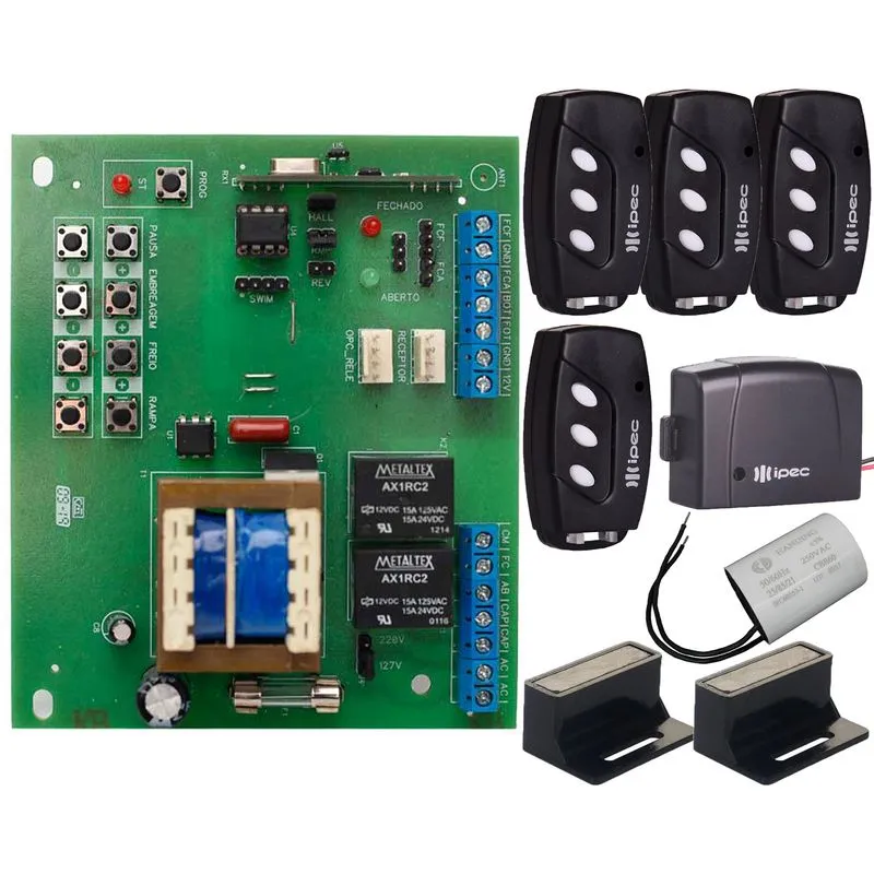 Placa Central Dz3 Dz4 Nano Sensor Hall Controles Capacitor 127v Imas Rossi