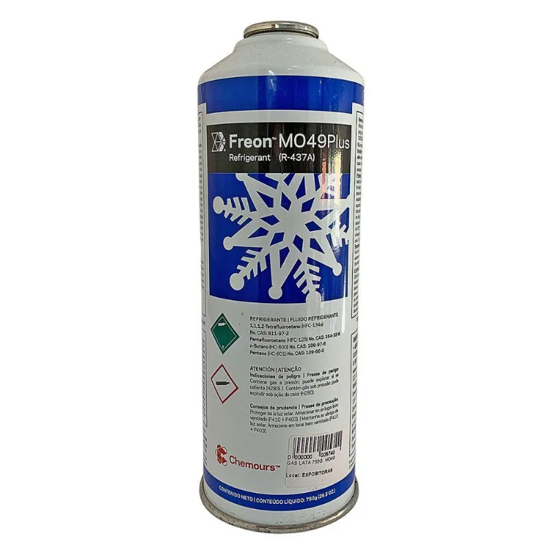 Gás Refrigerant Dupont - Freon Mo49 Lata 750gr