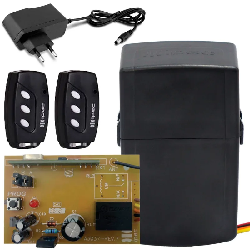 Receptor Rx Immunity 512tx Fechadura Portão 2 Controles Fonte 12v