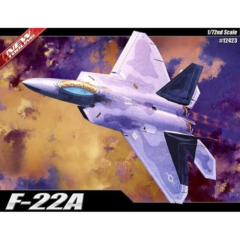 Avião F-22 A - RAPTOR - ACADEMY