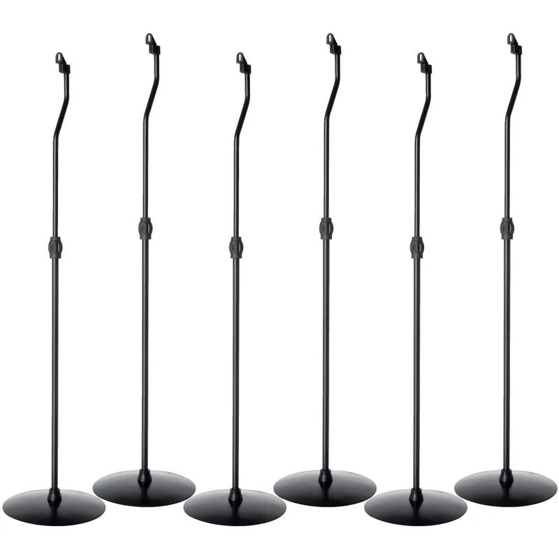 6 Suporte Ajustavel Caixa De Som Para Home Theater Pedestal Caixa Ate 1kg