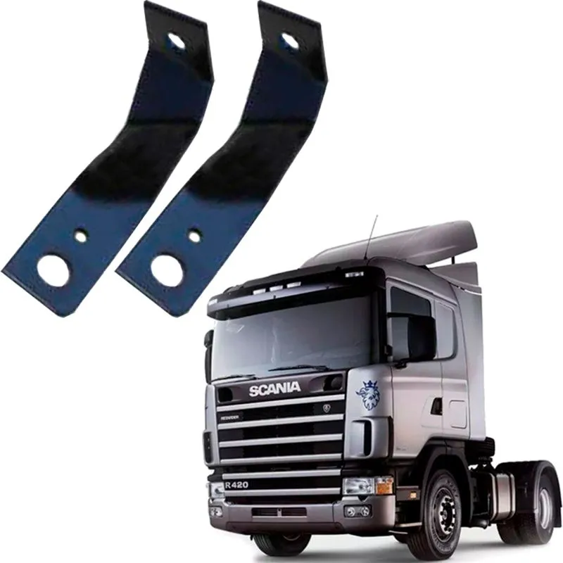 2 Suportes Para Antena Px Dianteiro Frontal Parabrisa Scania Carona Motorista