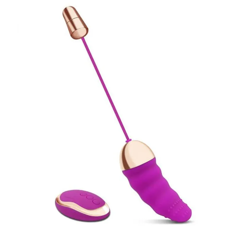 Cápsula Controle Wireless Escalonada 10 Vibrações - Remote Control Jump Egg - S-hande