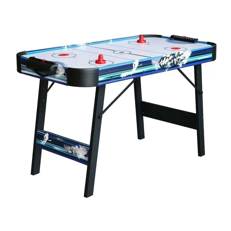 Mesa Hockey Air Completa Com Marcador Discos E Rebatedores