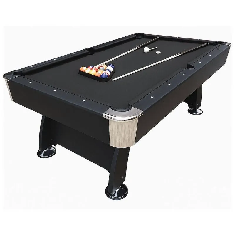 Mesa De Sinuca Profissional Ahead Sports Preto Com Tacos E Jogo De Bolas Completo