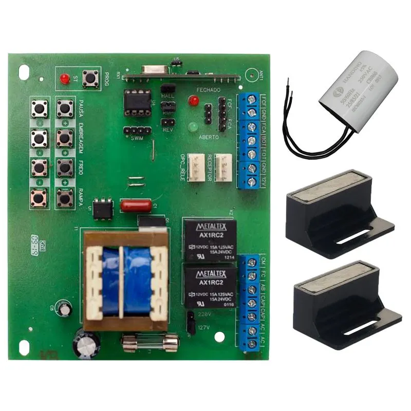 Central Placa Motor Sensor Hall Compativel Rossi N Kxh30fs Capacitor 12uf Imas