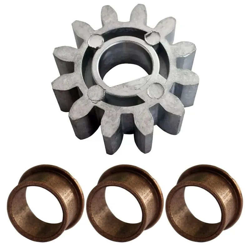 Coroa Engrenagem Reposição Externa Metal 12 Dentes + 3 Bucha de Bronze Dz4 Dz3 Rossi