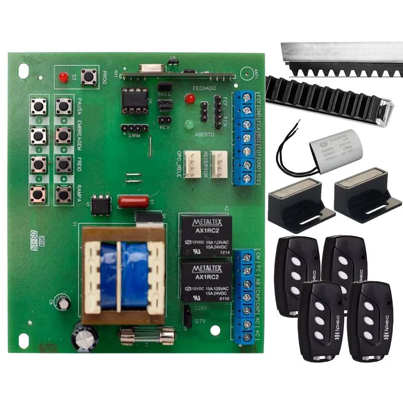 Placa Central Dz Nano Dz3 Dz4 Sensor Hall Controles Imas Capacitor Cremalheiras X4 Ipec