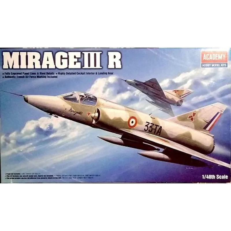 Avião Mirage III C 12247 - ACADEMY