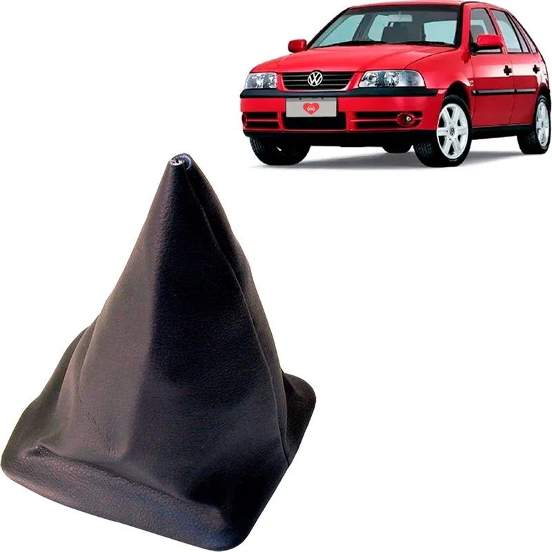 Coifa Cambio Gol 95 A 05 Napa Preta Com Base Encaixe Pequeno