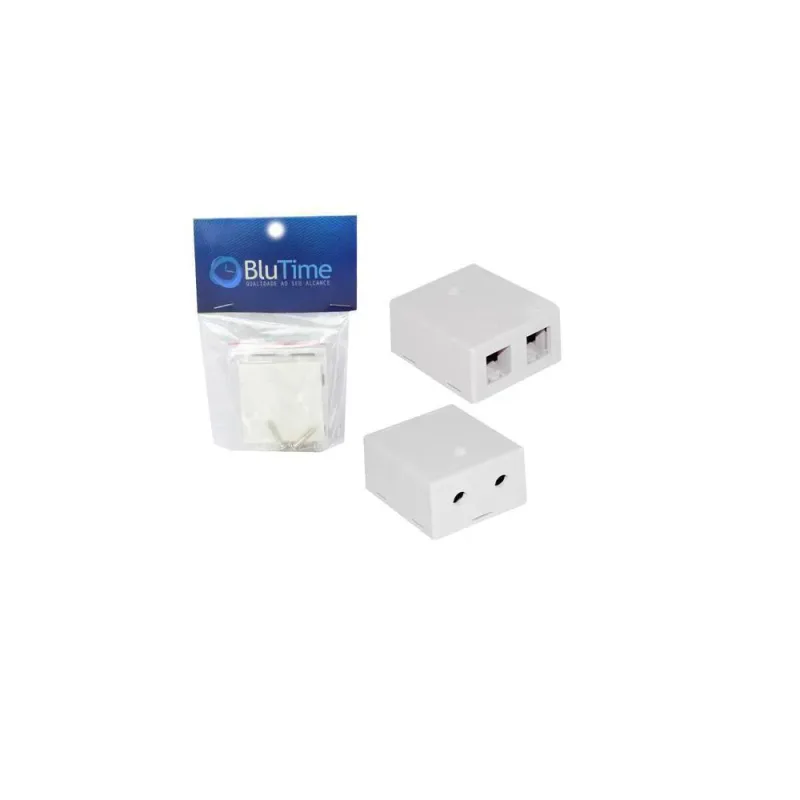 Caixa Sobrepor Global Ad0313 2 Saidas Modular Fêmea Rj45 - Mafua Info