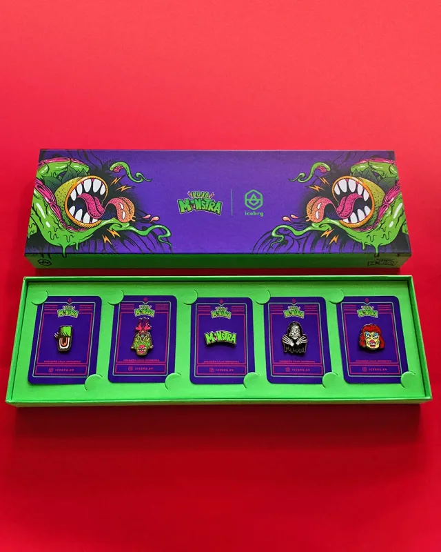 BOX PINS MONSTRA