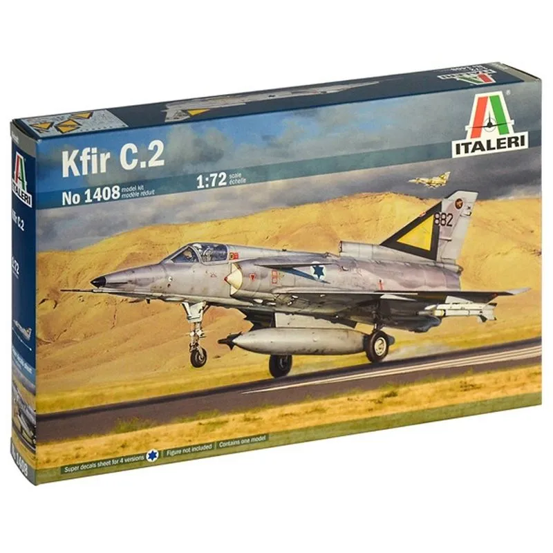 Avião IAI KFIR C 2 1408 - ITALERI