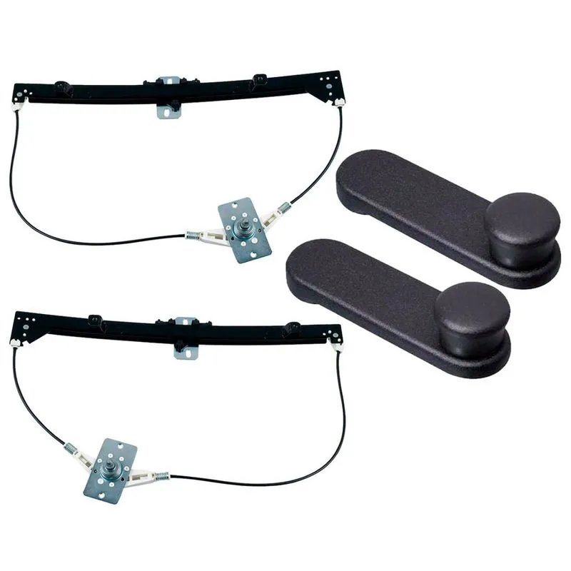 Kit Máquina de Vidro Diant + Manivelas Uno 2p 84 a 06
