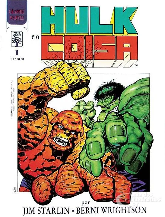 HULK E O COISA VOLUME 1 (MAI/1990)