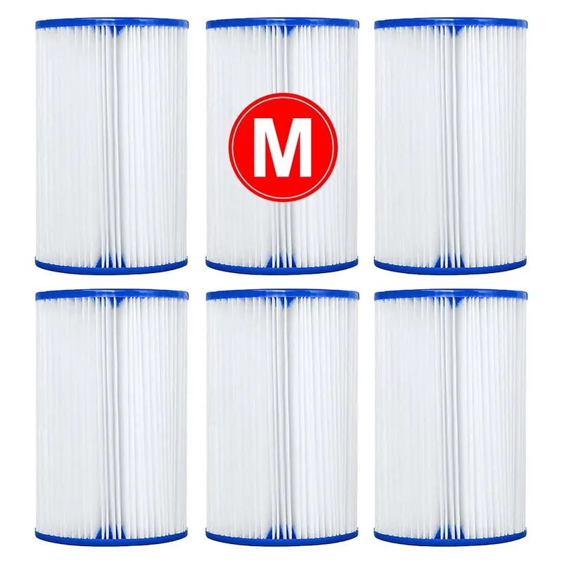 Kit 6 Refil Cartucho Tipo M Filtrante Bomba Piscina Vg Plus