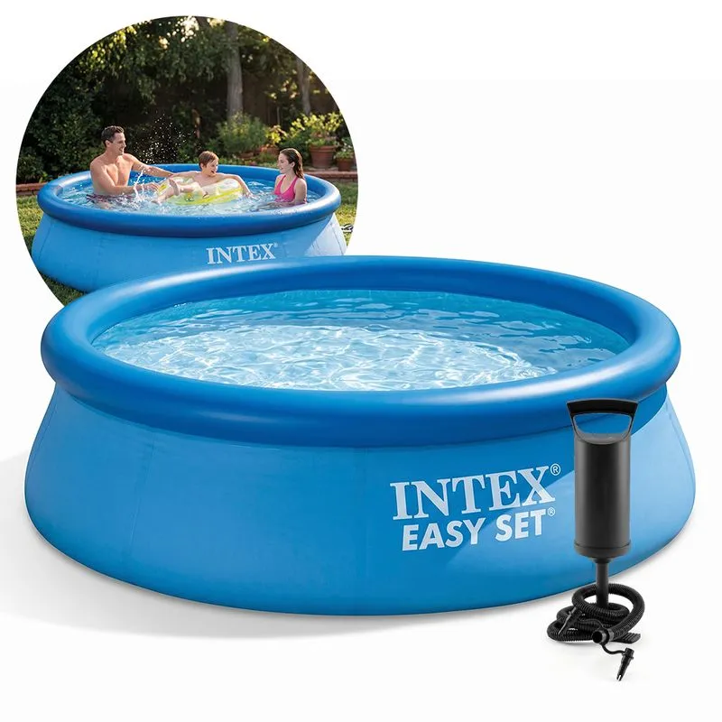 Piscina Inflável Easy Set 5.621L Bomba Intex