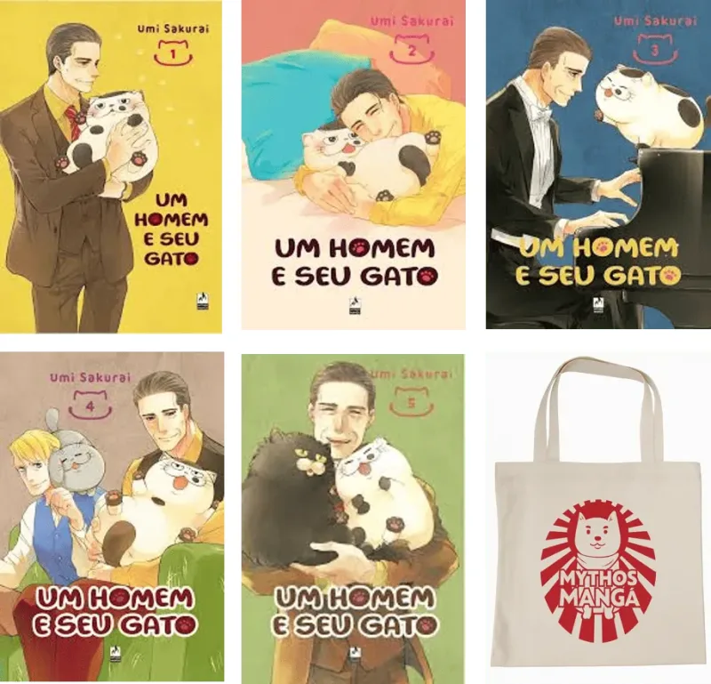 KIT EXCLUSIVO - UM HOMEM E SEU GATO