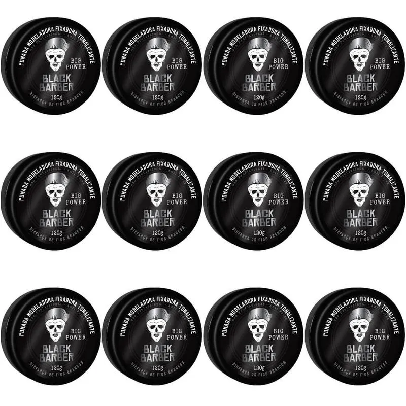 Studio Hair Pomada Modeladora Efeito Tonalizante 120g (Kit C-12)