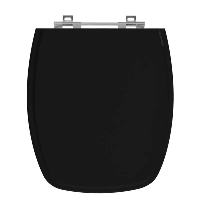 Tampa Vaso Stylus Preto Bacia Celite Em Mdf Laqueado Preto