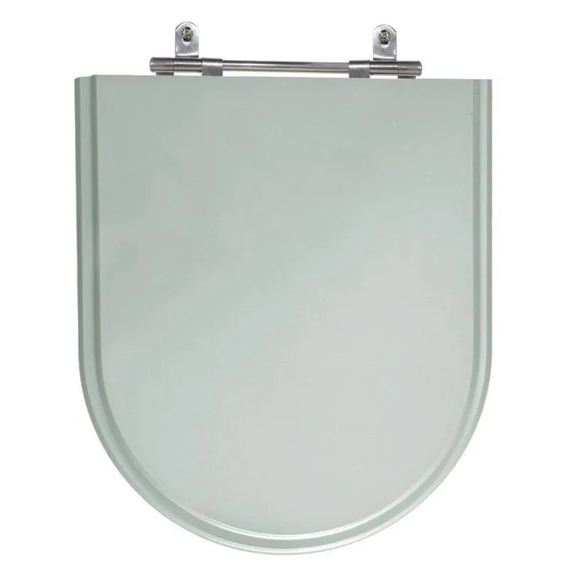 Assento Laqueado Carrara Verde Malva Tampa Vaso Deca Em Mdf