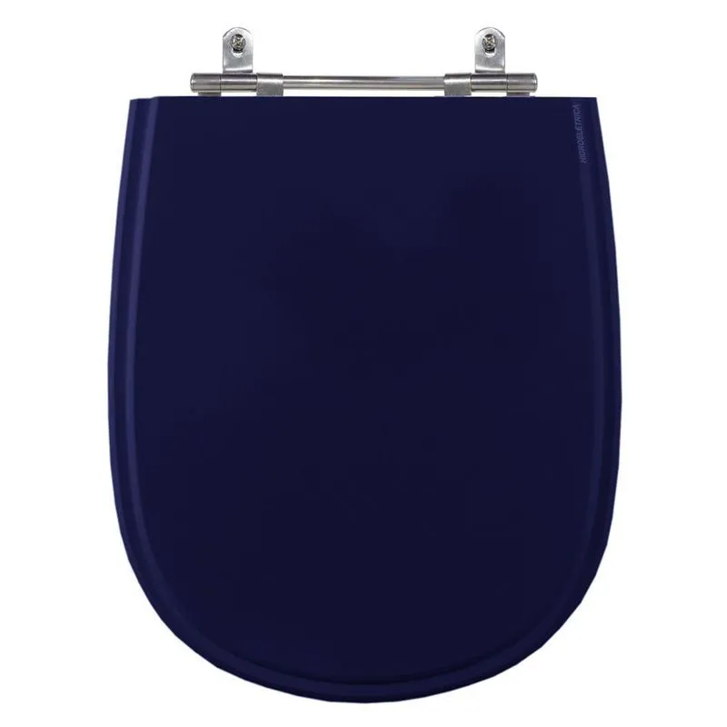 Assento Laqueado Sabatini Azul Cobalto Tampa Vaso Icasa Mdf