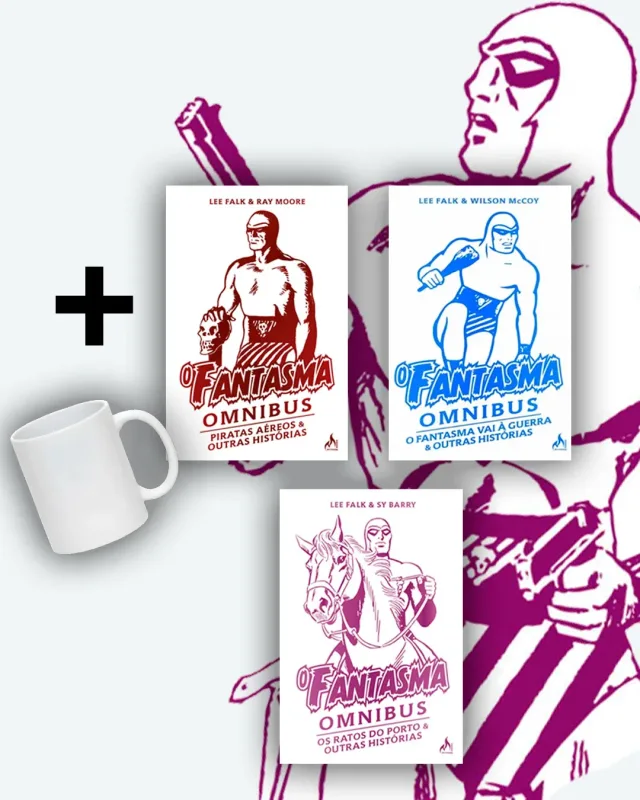KIT FANTASMA OMNIBUS MESTRES + CANECA