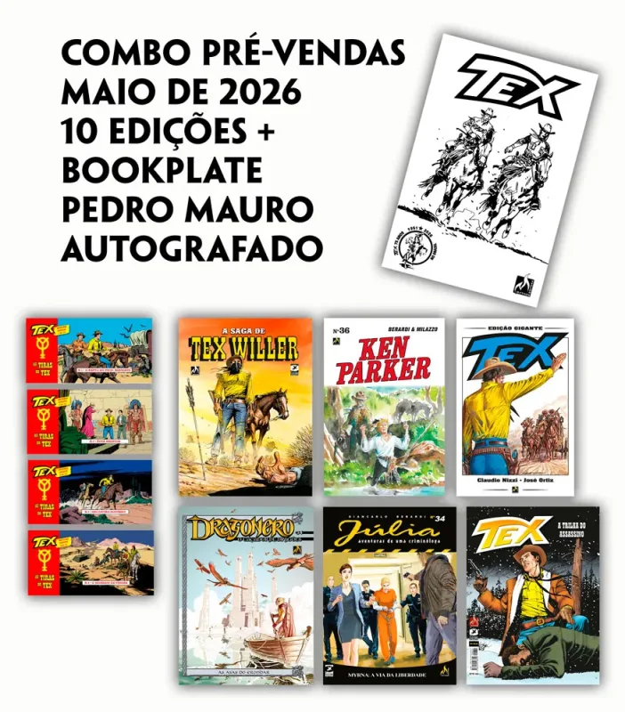 COMBO MAIO + BOOKPLATE PEDRO MAURO