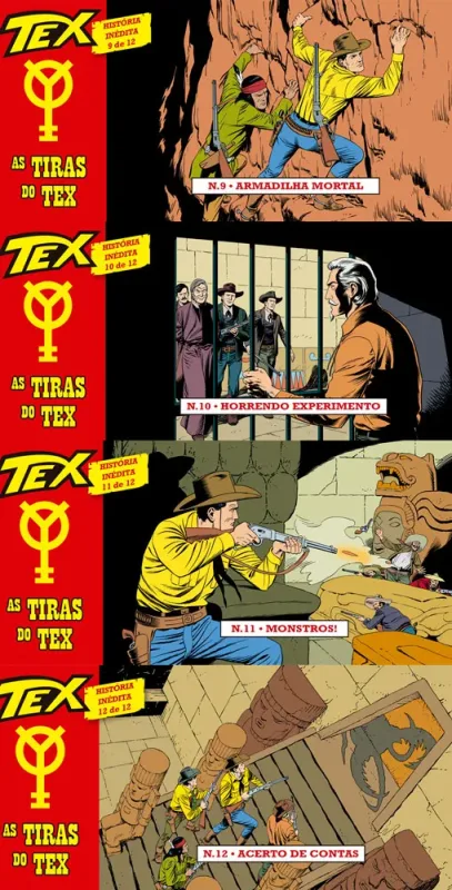 AS TIRAS DO TEX KIT DE 9 A 12